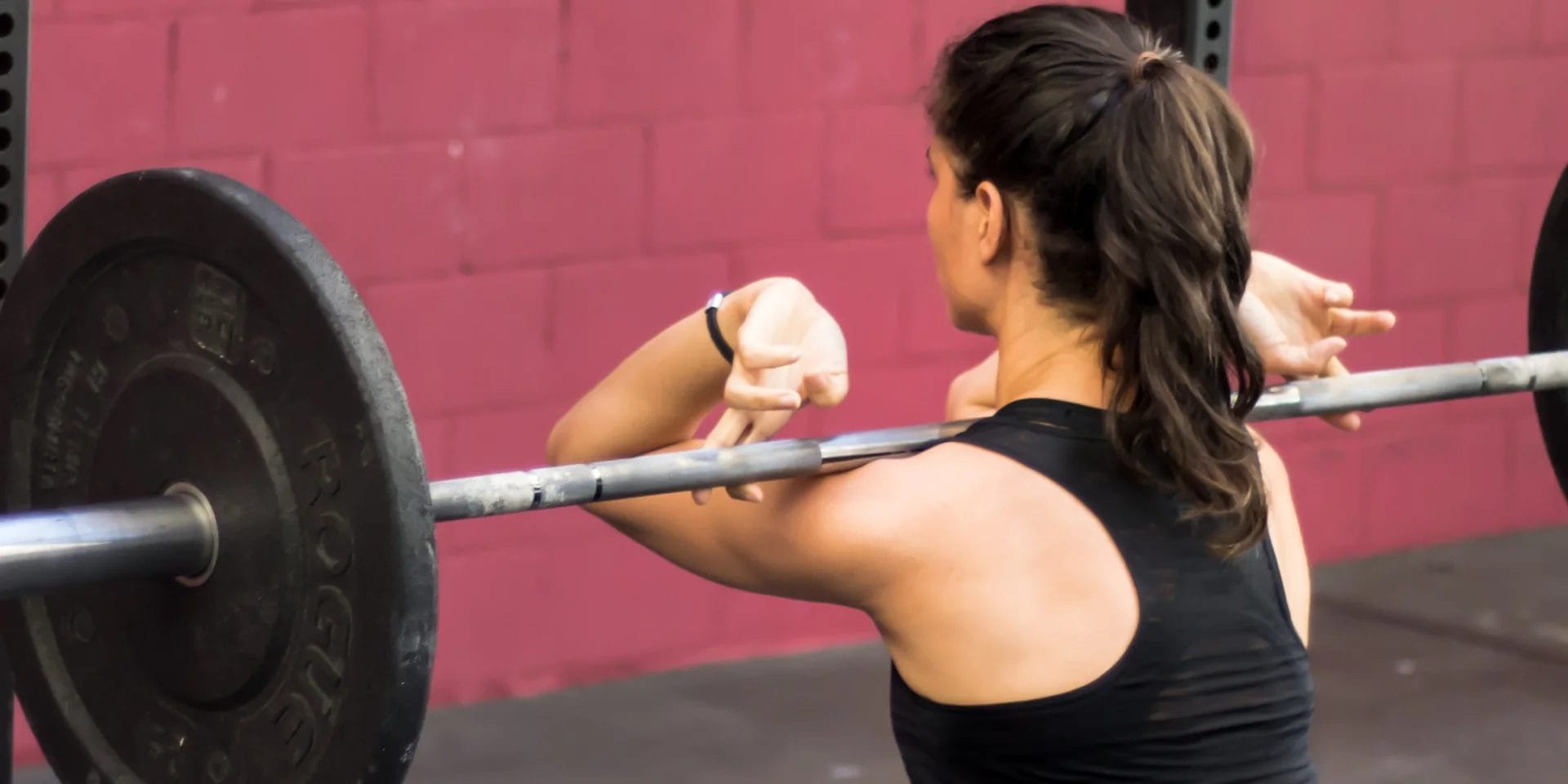Woman lifting barbell